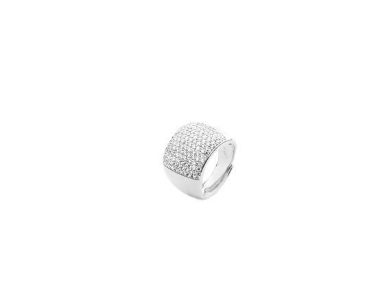 Anello 4US: Cesare Paciotti Donna in Acciaio 4UAN8225W-S - 4UAN8225W-S